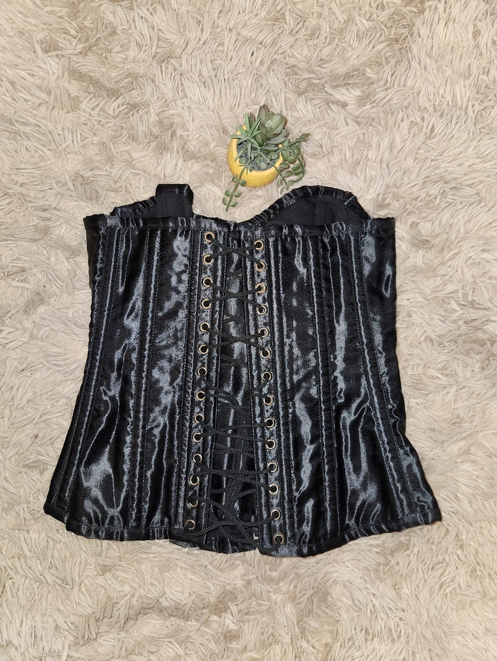 BURLESKA☆ Black Corset - Picture 3 of 4
